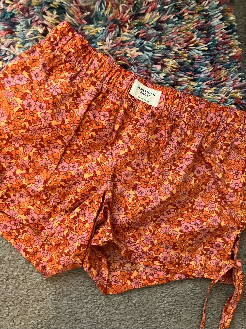 AE Lounge Floral Shorts